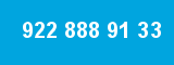 922 888 91 33 922 888 91 33